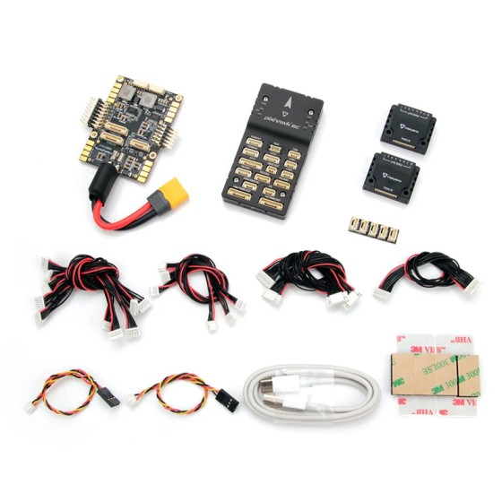 Holybro Pixhawk 6C H743  Plastic Case M8N Power Module Remote Control Drone Flight Including